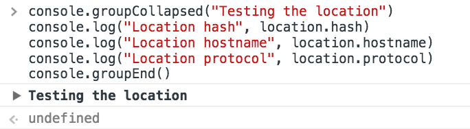 Another example of logging in groups