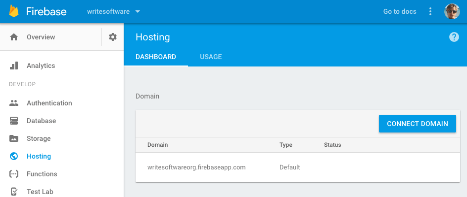 Setup a custom domain