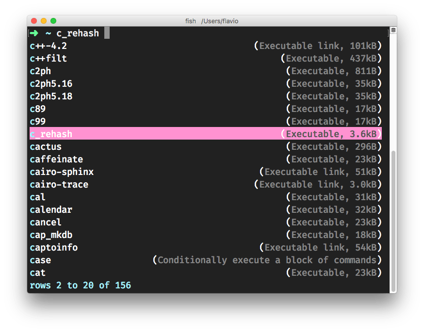 autocomplete commands