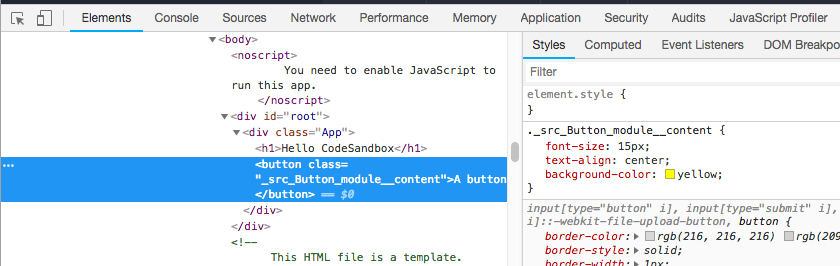 CSS Modules in React