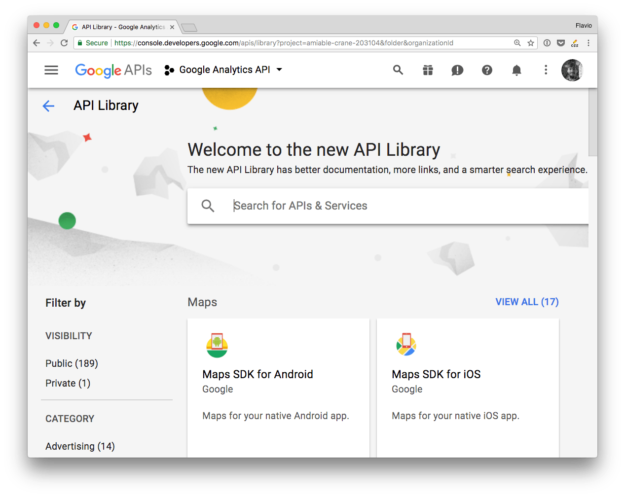 The API library