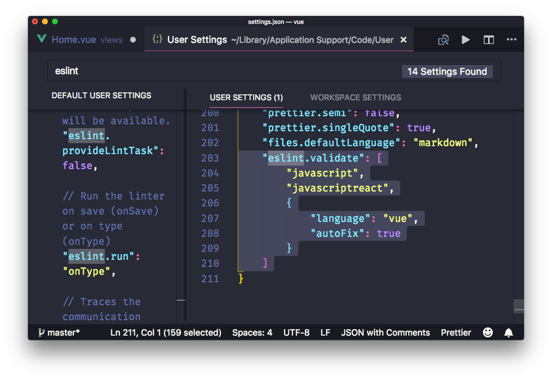 ESLint configuration
